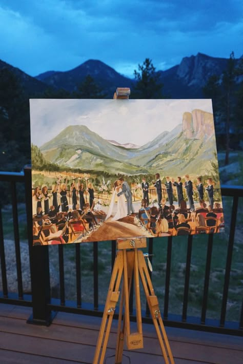 Live Wedding Painting Guests, Wedding Guest Live Painting, Painter At Wedding, Wedding Painting Guests, Wedding Artist Painting, Wedding Painter Live, Wedding Live Painter, Live Painter Wedding, Painting At Wedding