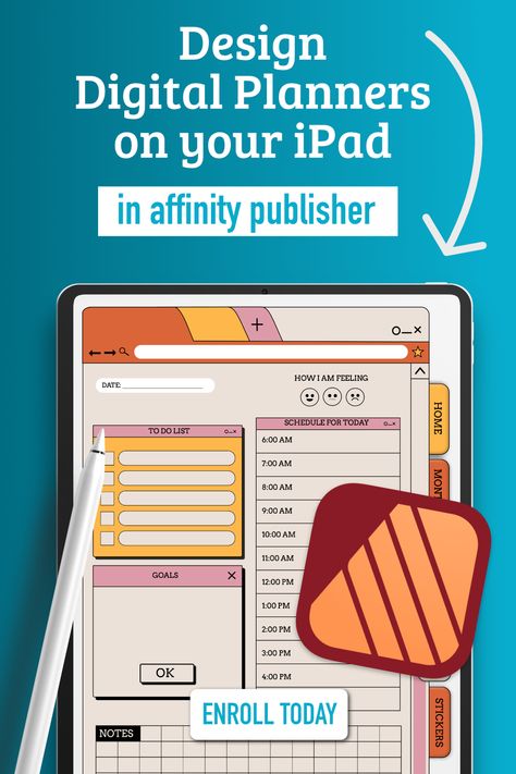 Hello everyone! I’m excited to share my newest class with you. Join me as I walk you through the journey of creating your very own digital planner in the all new Affinity publisher app on your iPad. Hope you join me over on Skillshare, see you in class! Affinity Designer Ipad, Affinity Publisher, Top Selling Products, Planner Apps, Ipad App, Affinity Designer, Digital Planning, New Class, Digital Planners