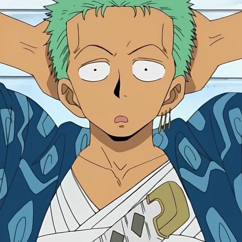 One Piece Character Sheet, Zoro Gif, Fluff Imagines, One Piece Pre Timeskip, Zoro Icons, One Piece Stickers, Luffy Pfp, Funny One Piece, Zoro Anime