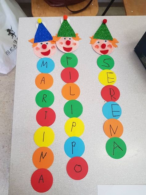 Clown Crafts Preschool, Purim Crafts Preschool, Purim Preschool, Circus Crafts Preschool, Preschool Circus, Purim Crafts, Summer School Crafts, Carnival Activities, Clown Crafts