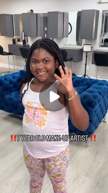 Whitney 🎀 Sylvestre on Instagram: "She did soooooo good!! Only 7 years old and has such a passion for artistry. It was sooo easy to teach her! Thank you Riley for taking my class🥹❤️🙌🏾 
@rileymonaethemua 

For those that want to know, YES I do teach kids how to do makeup 💄 

& for the grown folks! Book your classes lol if she can do it so can you 🙌🏾☺️

Start them early 🙌🏾😂

MY 50% off class sale is still available online to book ‼️" How To Do A Natural Makeup Look Simple, Makeup For 12 Year Girl, Kids Doing Makeup, Kid Makeup Looks, Cheer Makeup High School, Kids Makeup Ideas, Male Up, Makeup Ideas For School, School Makeup Looks