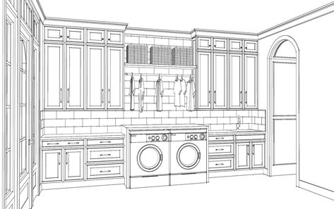 LAUNDRY ROOM DESIGN - SAINT SIMONS ISLAND, GEORGIA - NEW BUILD — Tami Faulkner Design Laundry Room Layout Floor Plans, Mudroom Floor Plan, Arched Exterior Doors, Saint Simons Island Georgia, Tami Faulkner, French Country Decorating Living Room, Mudroom Flooring, Saint Simons Island, Furniture Sketch