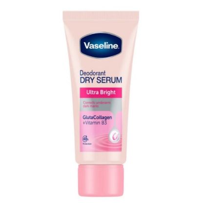 <div> <p>Want brighter, even tones underarms? Plucking & shaving can sometimes cause bumpy skin or dark patches on underarms.</p> <p>Introducing new Vaseline Ultra Bright Serum – Deodorant & Antiperspirant.</p> <p>A lightweight formula, with a unique blend of Glutathione, Collagen & Vitamin B3. Clinically proven to deeply repair* and brighten underarm skin. Absorbed deeply and quickly to correct underarm dark marks for visibly brighter underarms.^</p> <p>48 Hour Sweat Underarm Deodorant, Immune Boosting Foods, Bumpy Skin, Antiperspirant Deodorant, Deodorant Spray, Tighten Pores, Vitamin B3, Girly Accessories, Antiperspirant