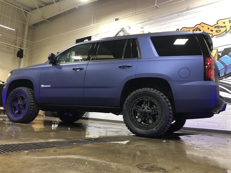 Chevy Tahoe Wrapped, 2015 Tahoe, Lifted Suv, Chevy Girl, Lizard King, Custom Chevy Trucks, Van Ideas, Jacked Up Trucks, The Lizard