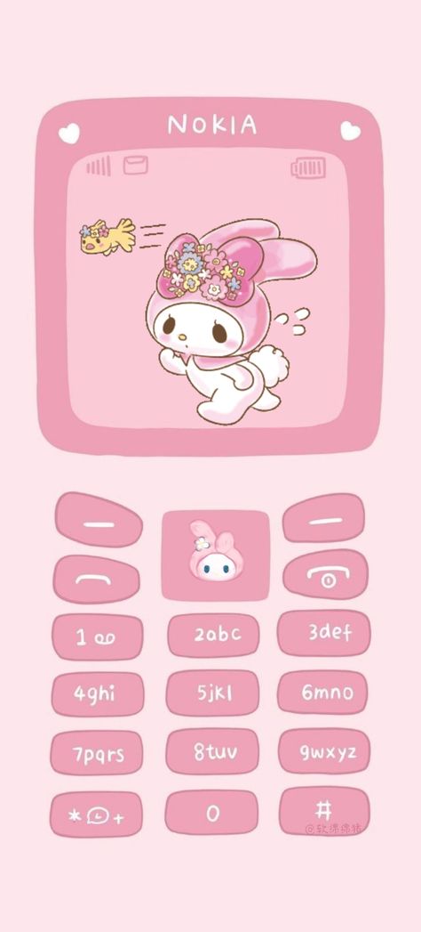 My Melody Flip Phone Wallpaper, Sanrio Nokia Phone, Kawaii Nokia Wallpaper, My Melody Nokia Wallpaper, Hello Kitty Nokia Wallpaper, Sanrio Nokia Wallpaper, Kawaii Gaming Wallpaper, Sanrio Wallpaper Phone, Sanrio Telephone