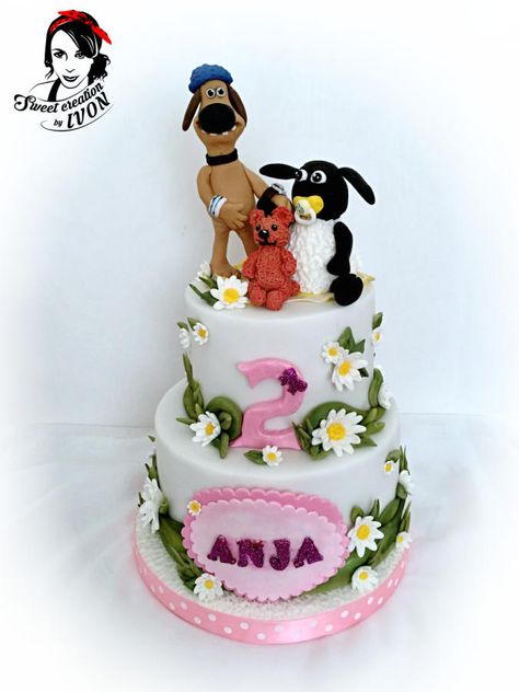 Shaun The Sheep Cake, Sheep Cake, Bee Cakes, Shaun The Sheep, Dog Cakes, What To Make, Special Cake, Sugar Art, Little Princess