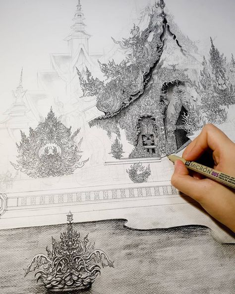 Tech Drawing, Shaun Tan, Drawing Pencils, Architecture Concept Drawings, Architecture Drawing Art, Everyday Art, Arte Sketchbook, Architectural Drawings, Amazing Art Painting