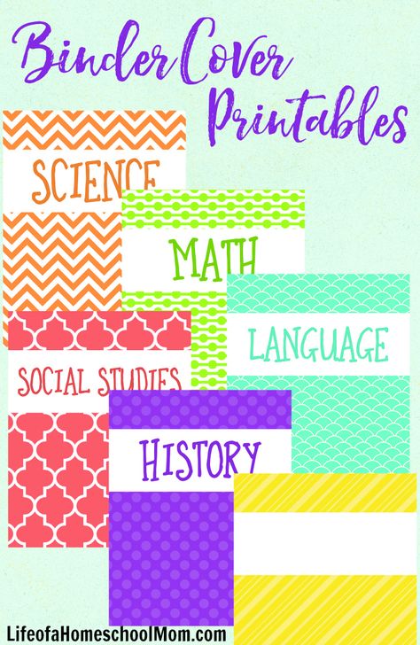 Binder Cover Printables {freebie} Social Studies Binder Cover Printable, Organizing Binders, Math Binder Cover, Binder Covers Free, Student Binder Covers, Math Language, Homeschool Binder, Math Binder, School Binders