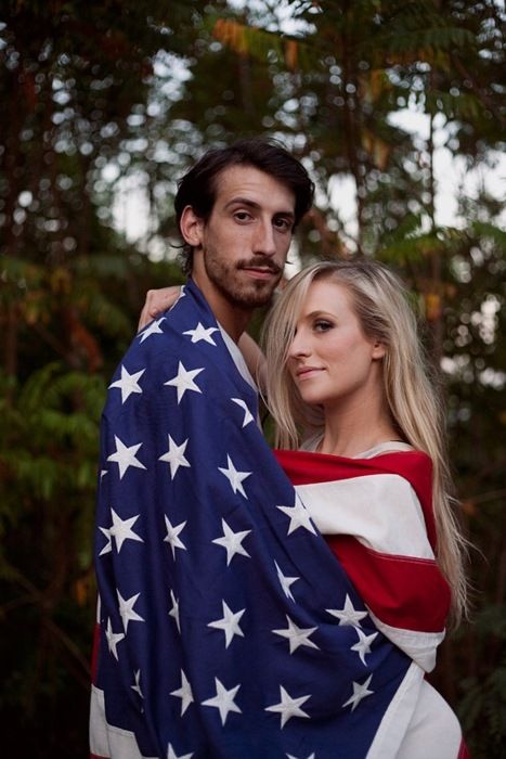 Engagement shoot Cute Couple Poses 4th Of July, Patriotic Couple Photoshoot, American Flag Family Photos, 4th Of July Couple Pictures Sparklers, Military Engagement Photos, July Baby, Monthly Photos, Army Life, Maybe One Day