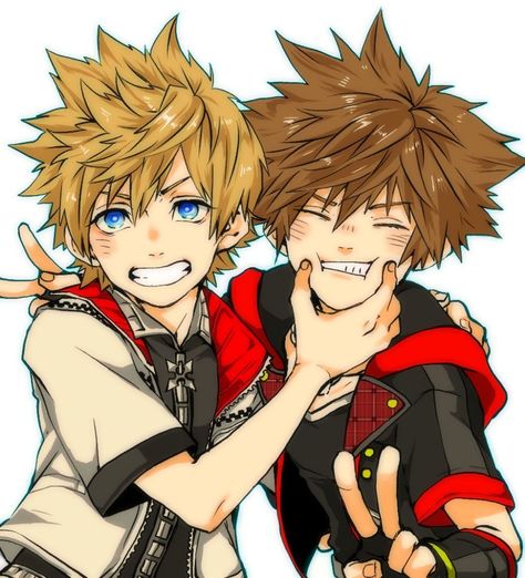 Soras Lair Sora X Roxas, Roxas Fanart, Roxas And Sora, Sora And Roxas, Just Talk To Me, Roxas Kingdom Hearts, Kingdom Hearts Wallpaper, Kh 3, Kingdom Hearts Characters