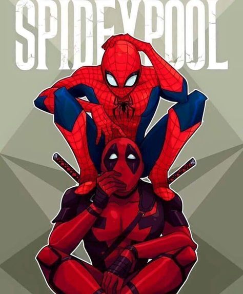 Spidey and Deadpool Spider Man X Deadpool, Deadpool Y Spiderman, Deadpool Pictures, Deadpool Spiderman, Deadpool X Spiderman, Deadpool Art, Deadpool And Spiderman, Deadpool Wallpaper, Dead Pool