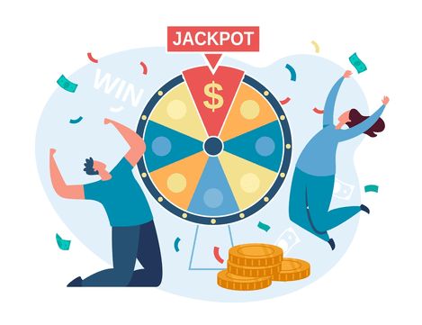 Lottery Illustration, Jackpot Illustration, Gambling Illustration, Fortune Wheel, Lottery Winners, Financial Literacy Lessons, Lottery Drawing, Jackpot Winners, Joker Poster