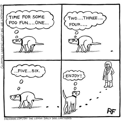 15 Times Dogs Outsmarted Humans (Comics) - I Can Has Cheezburger? Dog Cartoons, Cartoon Dogs, Dog Comics, Dog Facts, Dog People, Dog Agility, Dogs Pooping, Keno, Pet Hacks