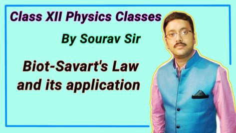 Biot-Savart Law and it's application Magnetism, Physics