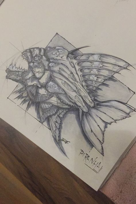 Piranha Tattoo, Tattoo Idea, Tattoos, Quick Saves, Art