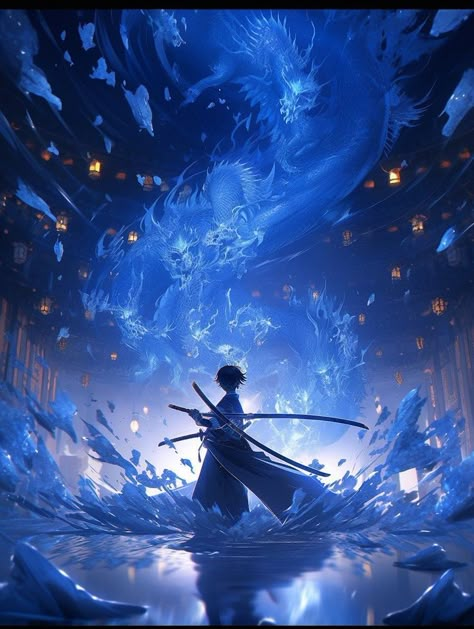 Water Swordsman, I Phone Wallpaper, Wallpaper Iphonewallpaper, Cool Anime Backgrounds, Cool Anime Wallpapers, Anime Artwork Wallpaper, Anime Reccomendations, Cool Anime Pictures, Anime Scenery Wallpaper