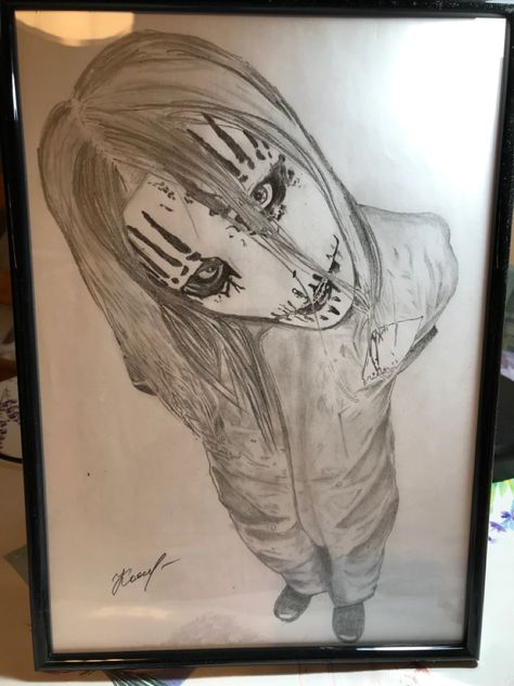 Slipknot Sketch, Joey Jordison Drawing, Korn Drawing, Joey Jordison Fanart, Slipknot Drawings, Slipknot Art, Band Drawings, Rock And Roll Art, Joey Jordison