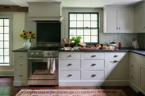 Kitchen by Hendricks Churchill | 1stDibs Hendricks Churchill, Countertop Choices, Beadboard Paneling, Soapstone Countertops, Farmhouse Cabinets, Farmhouse Kitchen Cabinets, Low Cabinet, Modern Farmhouse Kitchens, Favorite Kitchen