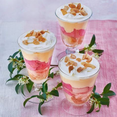 Rhubarb Trifle, Gill Meller, Mussel Soup, Lemon Rhubarb, Spring Feast, Recipes For Easter, Roasted Rhubarb, Cocoa Cake, Easter Dishes