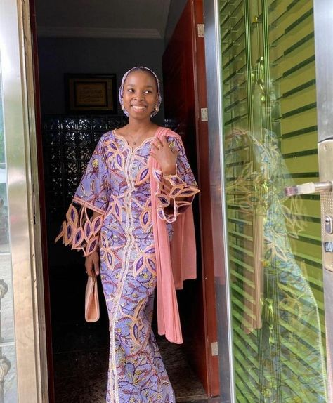 african fashion women clothing, African women design, African women design Ankara, Ankara designs Fulani Ankara Styles, Material Gown Styles For Muslim Ladies, Materials Gown Style, Ankara Dress Designs, Ankara Long Gown Styles, African Fabric Dress, African Prom Dresses, Ankara Designs, African Fashion Skirts