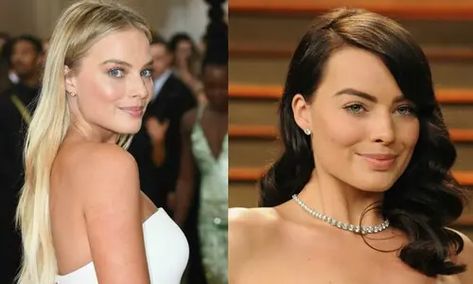 Blonde vs brunette: Celebrity hair transformations - Foto 22 Brunette Celebrity Hair, Blonde To Black Hair, Brunette Gone Blonde, Brunette To Blonde Before And After, Blonde To Black, Brunette Celebrity, Blonde Vs Brunette, Brunette Celebrities, Black Hair Bangs