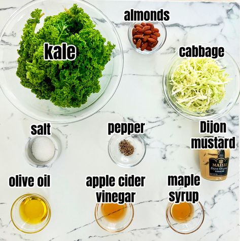 Chick-fil-A Kale Crunch Salad (Copycat Recipe) Chick Fil A Kale Crunch, Copycat Kale Crunch Salad, Copycat Kale Crunch Salad Chickfila, Chick Fila Kale Crunch Salad Dressing, Copycat Chik Fil A Kale Salad, Easy Kale Salad Recipes, Chic-fil-a Kale Salad, Chic Fil Et Kale Salad, Kale Crunch Salad Chick Fil A