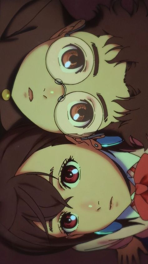 ㅤ⌒ 𓈒 momo and okarun ! ¡꒱ #dandadan wallpaper 𝅄 ୭ৎ ࣪ Anime Eyes Wallpaper Aesthetic, Dandandan Momo And Okarun, Momo And Okarun Anime, Dandan Matching Pfp, Dandan Wallpaper, Momo Pfp Dandadan, Momo Ayase And Okarun, Dadandadan Wallpaper, Dandadan Momo And Okarun