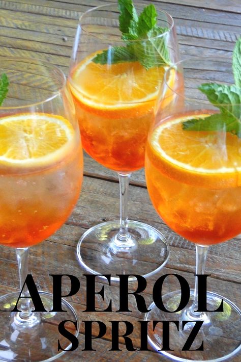 This is the quintessential summer drink-- light, vibrant, refreshing and gluten-free! Orange Cocktails, Cocktail Bitters, Picnic Lunches, Unique Cocktails, Alcohol Content, Perfect Cocktails, Signature Drinks, Aperol Spritz, Gin And Tonic