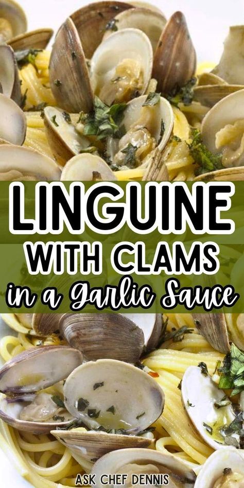 This chef-approved linguine with clams is a restaurant-style dish that easily transforms your dinner into a homemade masterpiece. This seafood dish is a delicious main meal and doubles as a quick and simple appetizer or side. With an array of seafood flavors, it's the perfect choice for a tasty and fuss-free dinner. Clam Pasta Recipe, Linguine With Clams, Shrimp Pasta Recipes Easy, Clam Sauce Linguine, Clam Pasta, Seafood Dish Recipes, Simple Appetizer, Linguine Recipes, Clam Sauce