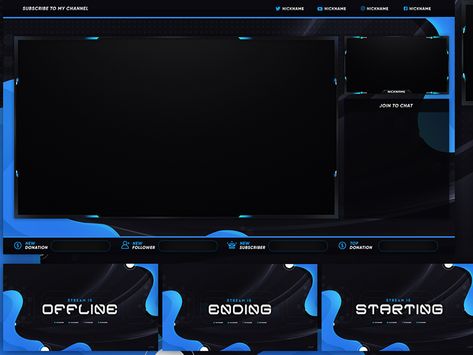 Stream Overlay Template 2020 Overlay Template, Twitch Streaming Setup, Streaming Setup, Call Off Duty, Stream Overlay, Twitch Overlay, Diy Templates, Psd Template Free, Graphics Inspiration