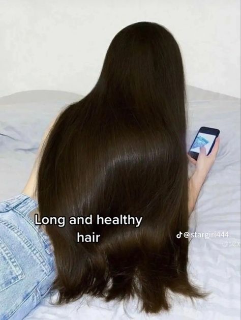 Hair For Vision Board, Vision Board Hair, Hair Styles Long Hair, Thicker Healthier Hair, Long Healthy Hair, Long Black Hair, Dream Hair, Shiny Hair, Smooth Hair