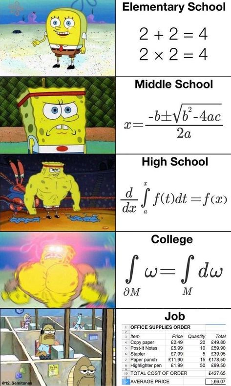 Math Memes Funny, Mathematics Images, College Memes, Highlighter Pen, Math Humor, College Kids, Friend Memes, Copy Paper, Reaction Meme