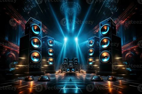 Speakers Background, Dj Background, Musical Background, Dj Speakers, Dj Sound, Vinyl Record Art, Record Art, Space Backgrounds, Light Images