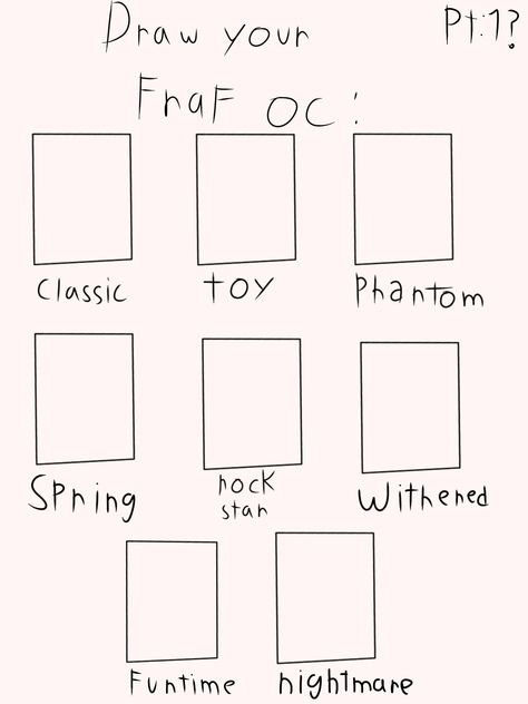 Fnaf Oc Template, Fnaf Art References, Fnaf Art Challenge, Fnaf Poses Reference, Fnaf Body Base Drawing, Fnaf Oc Base Art, Make Your Own Fnaf Character, Fnaf Base Drawing Oc, Fnaf Oc Animatronic Base Drawing