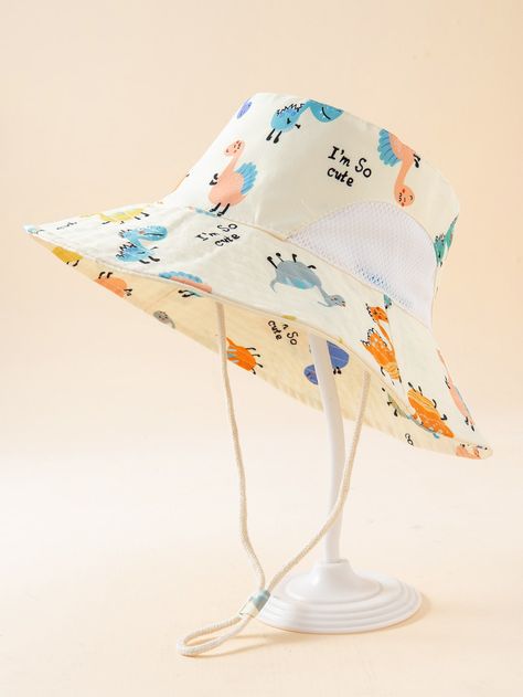 Multicolor Casual   Polyester Cartoon Bucket Hat Embellished  Spring/Summer Kids Accessories Kids Bucket Hat, Kids Cartoon, Fisherman Hat, Toddler Kids, Kids Hats, Summer Kids, Cartoon Kids, Garden Party, Kids And Parenting