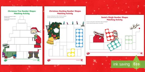 Xmas Maths Eyfs, Numicon Activities Worksheets, Christmas Maths Activity, Christmas Maths Year 1, Christmas Numeracy Activities Preschool, Numicon Activities, Homeschool Christmas, Early Years Maths, Christmas Math Activities