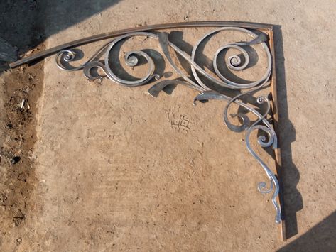 Metal Scroll Work, Ornamental Scroll, Wrought Iron Design, Metal Signage, Art Nouveau Pattern, Blacksmith Projects, Scroll Work, Iron Work, Cat Wall