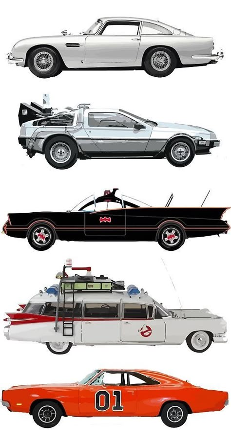 Famous Vehicles, Tv Cars, Movie Cars, Childhood Dream, Vw Porsche, Sticker Iphone, Cars Movie, Car Posters, Car Cartoon