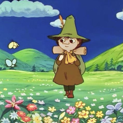 Snufkin Aesthetic, Snufkin Icon, Snufkin Pfp, Snufkin And Moomin, Snufkin X Moomin, Moomin Aesthetic, Moomin Art, Moominvalley Snufkin, Moomin Snufkin