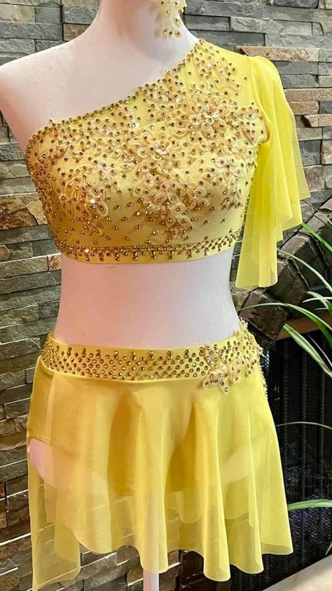 Yellow Dance Costume, Abba Costumes, Latin Costume, Yellow Top, Dance Costumes, Abba, Belly Dance, Kids Costumes, 9 And 10