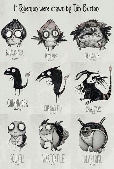 Tim Burton Pokemon, Tim Burton Drawings, Tim Burton Art Style, Castlevania Wallpaper, Tim Burton Style, Tim Burton Art, Tim Burton Movie, Pokemon Drawings, Arte Fantasy