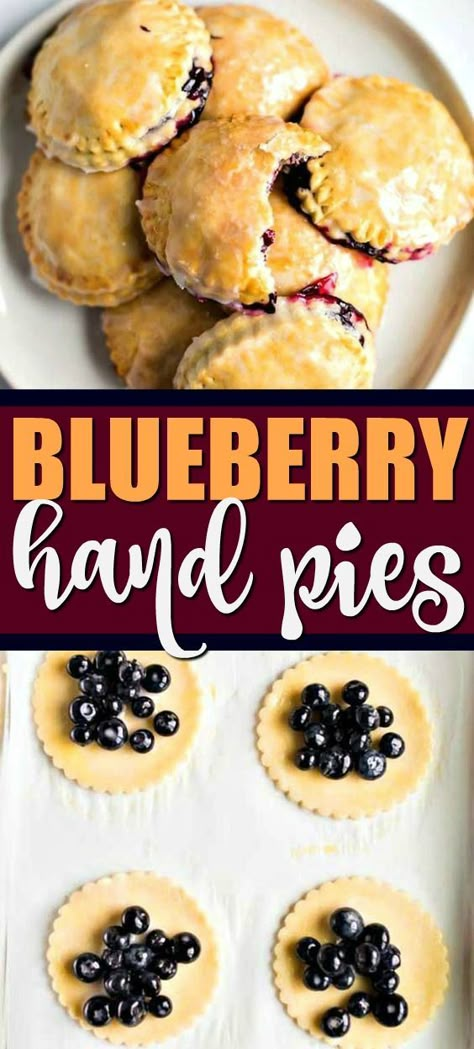 Blueberry Hand Pies, Blueberry Filling, Hand Pie Recipes, Hand Pie, Dessert Oreo, Boy Birthday Party Ideas, Blueberry Recipes, Hand Pies, Pie Dessert