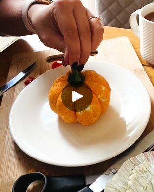 3M views · 12K reactions | Boursin cheese charcuterie pumpkin 🎃 | Perfect idea for some Autumn inspiration 🍂 | By LADbible | Facebook Pumpkin Cheese Ball Boursin, Boursin Cheese Pumpkin, Pumpkin Themed Appetizers, Boursin Pumpkin Cheese Ball, Fall Cheese Board Ideas, Charcuterie Pumpkin, Halloween Cheese Ball, Pumpkin Cheese Ball, Halloween Cheese