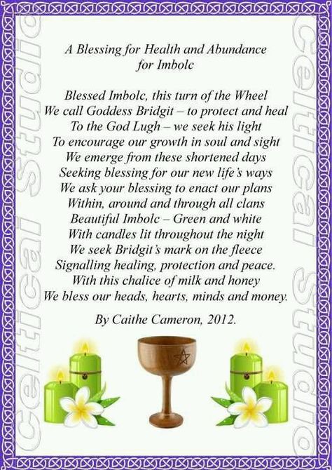 Imbolc: A Blessing for Health and Abundance for Imbolc. Imbolc Blessings, Imbolc Ritual, Paganism Spells, Pagan Crafts, Fire Festival, Magick Spells, Eclectic Witch, Practical Magic, Spring Sign