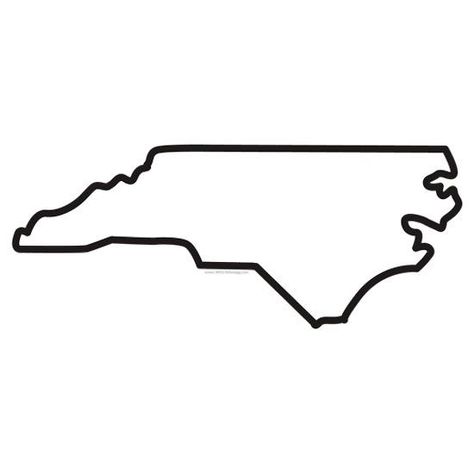 Clipart north carolina outline North Carolina State Outline, Grad Presents, North Carolina Outline, North Carolina Tattoo, Embroidery Quotes, North Caroline, State Tattoos, Nc Map, North Carolina Art