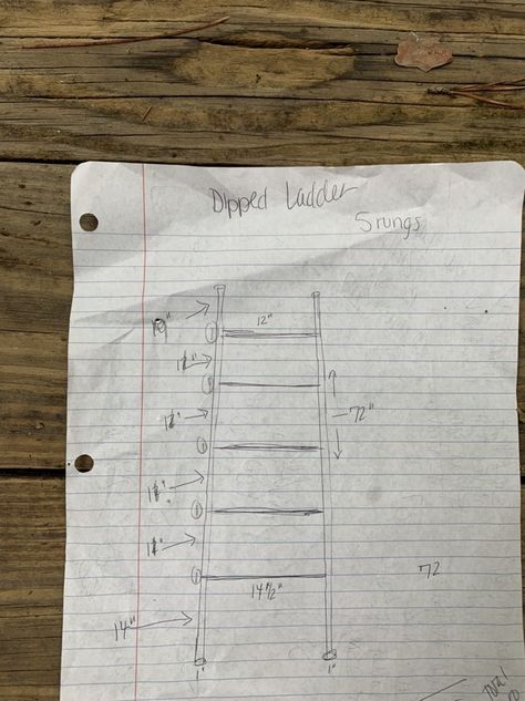 DIY Dipped Ladder