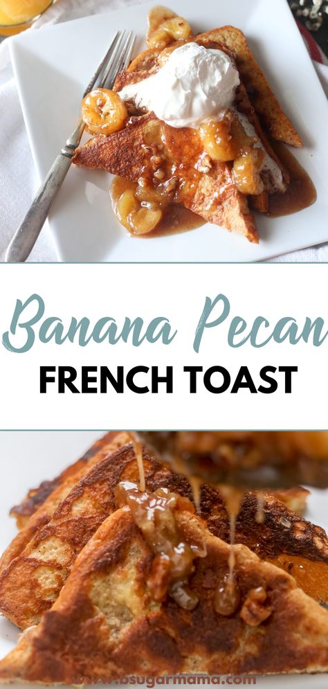 Macadamia Nut French Toast, Apple Pecan French Toast, Butter Pecan French Toast, Praline Pecan French Toast, Banana Nut French Toast, Stuffed Brioche French Toast, Banana Caramel French Toast, Easy French Toast Recipe, Banana French Toast