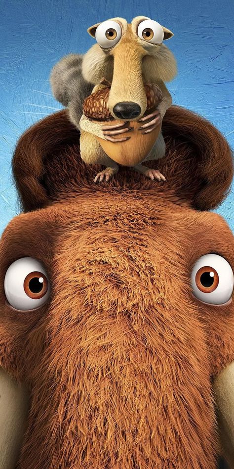 Ice Age Wallpaper Iphone, Ice Age Wallpaper, Ice Age Squirrel, Ice Age Movie, Ice Age Sid, Ice Age Collision Course, Ice Age Movies, Animated Movies Characters, Rick And Morty Drawing