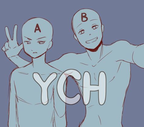 Cheese Pose Drawing, Ych 2 Friends, 2 Friends Pose Reference Drawing, Ych Base Friends 2, Two Best Friends Drawing Poses, Ych Friends, Anime Base Friends, Two Best Friends Drawing Reference, Two Friends Drawing Reference