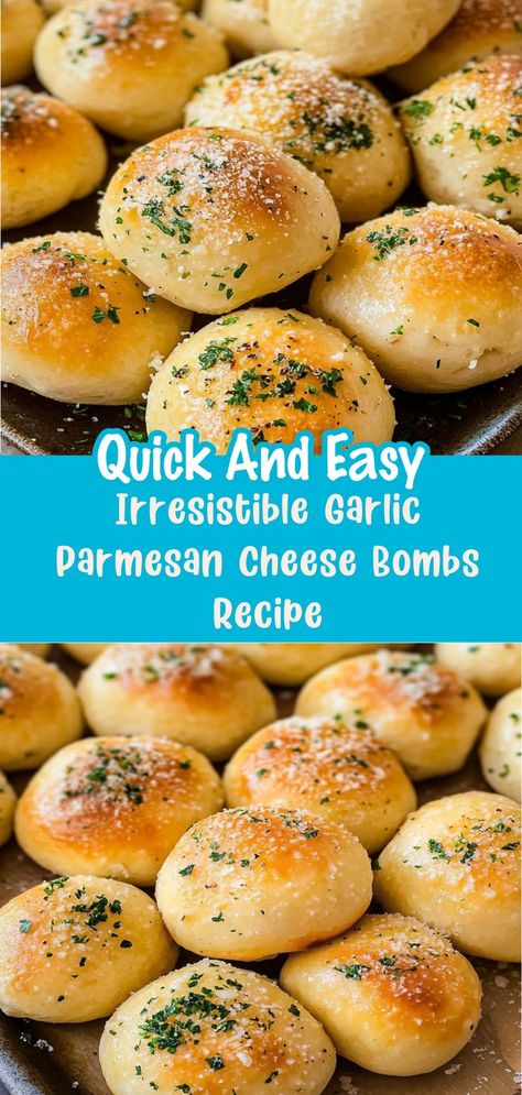 Indulge in the mouthwatering goodness of Golden Brown Garlic Parmesan Cheese Balls! These cheesy snacks are baked to perfection, providing a crispy exterior that gives way to a melty, cheesy center. Ideal for gatherings, picnics, or simply a satisfying snack at home, this recipe is not only easy to follow but also customizable. Add your favorite spices or herbs for an extra kick! Experience the delightful aroma and irresistible taste that will make these cheese balls a new family favorite! Garlic Balls, Cheesy Snacks, Snack At Home, Cheesy Snack, Comfort Casseroles, Bombe Recipe, Gooey Cheese, Cheese Balls, Quick Weeknight Meals